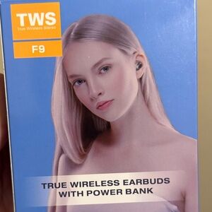 TWS True Wireless Earbuds with Power Bank